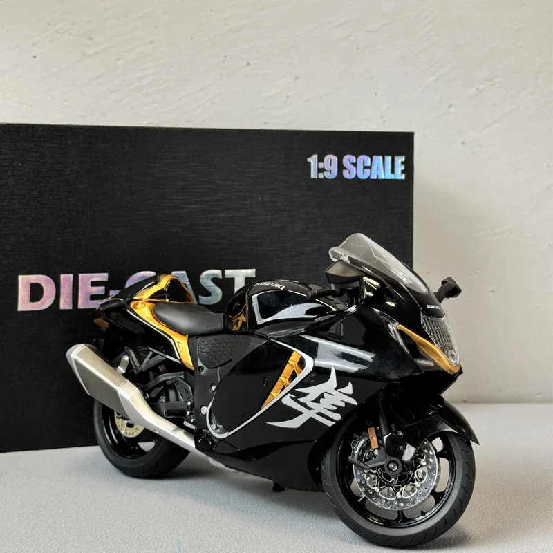 1/9 Suzuki Hayabusa GSX-1300R GSX-1000R Alloy Motorcycle Model Car Toy Vehicle Collection Off Road Autocycle