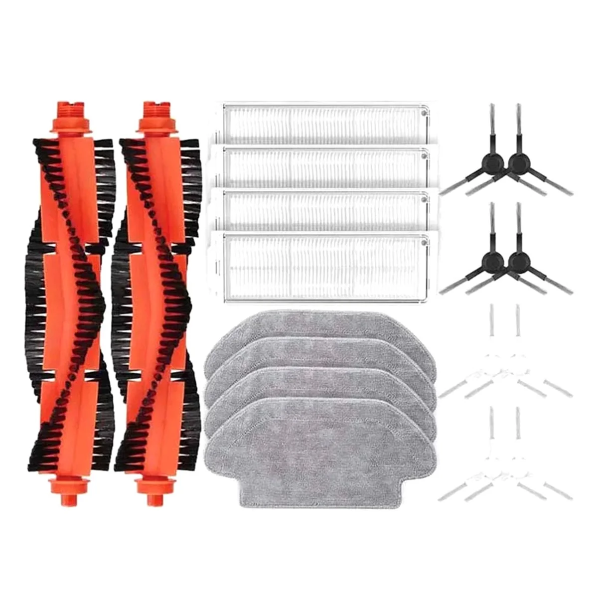 Top-rFor Xiaomi Mi Robot Vacuum Mop 2S / Mop P / Mop Pro / XMSTJQR2S / STYTJ02YM قطع غيار فلتر Hepa