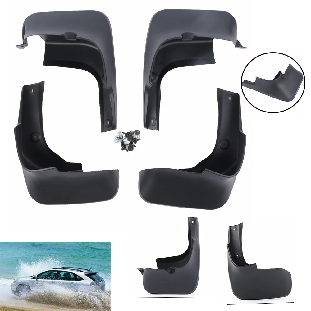 4Pcs Splash Guard Mud Guards Flaps Mudguards For 2009-2015 Lexus RX270 RX300 RX350 RX400 RX450H Car Accessories PT76948100