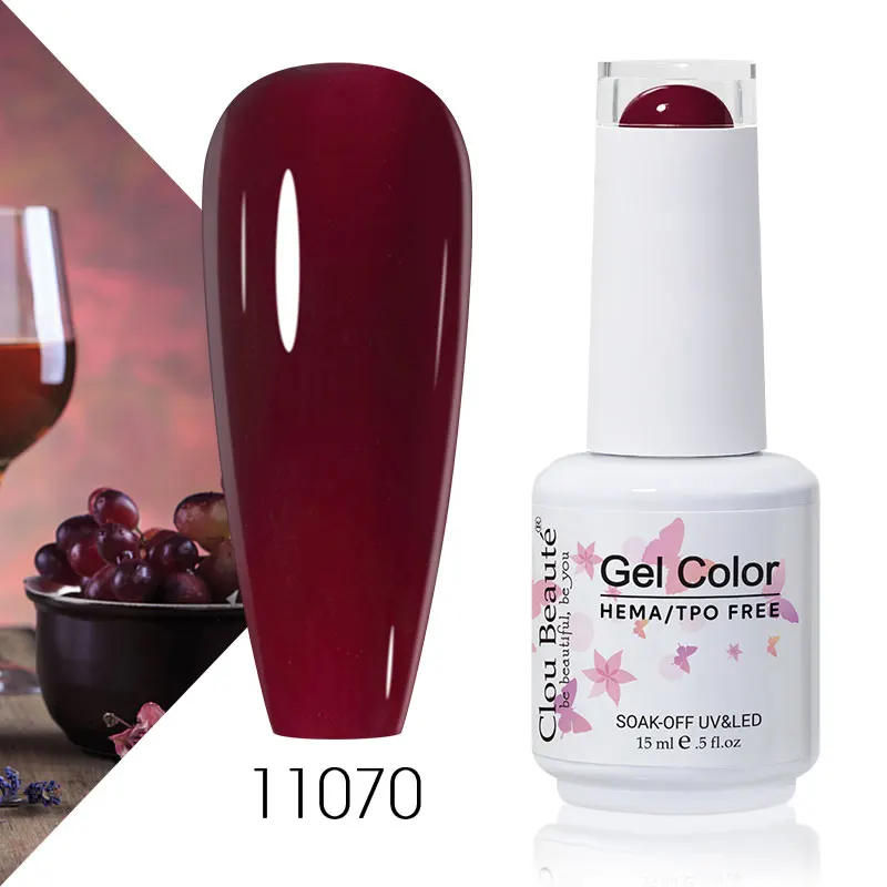 Clou Beaute 56 Kleuren Gel Nagellak Pastal Roze Groen Lavendel UV Nagelgel Losweken UV Vernis Macaron Gel Verf 15 ml Nail Art