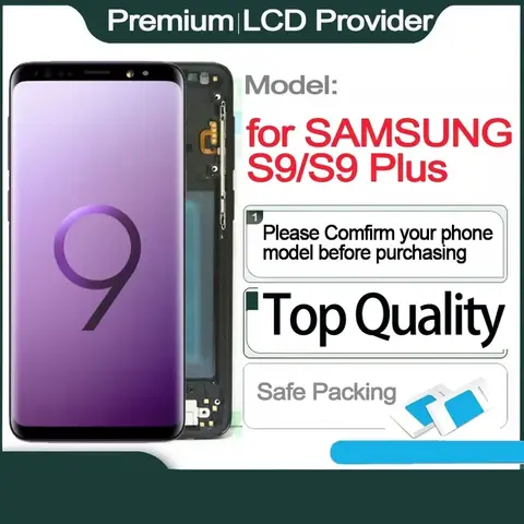 Écran tactile LCD Super AMOLED, pièces de rechange pour Samsung S9, g960, g960f, S9 Plus, g965, g965f