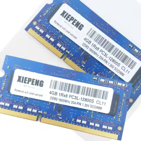 Notebook Memory 8GB 2Rx8 PC3L-12800S RAM for DELL Latitude 3540 3550 3560 3570 6430u E5250 E5520 E5530 Laptop 4GB DDR3L 1600MHz