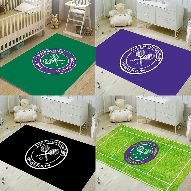 

T-Tennis Court Doormat Entrance Door Mats Linving Room Carpet Multiple Choice Kitchen Non-Slip Mat Home Welcome Bathroom Rug