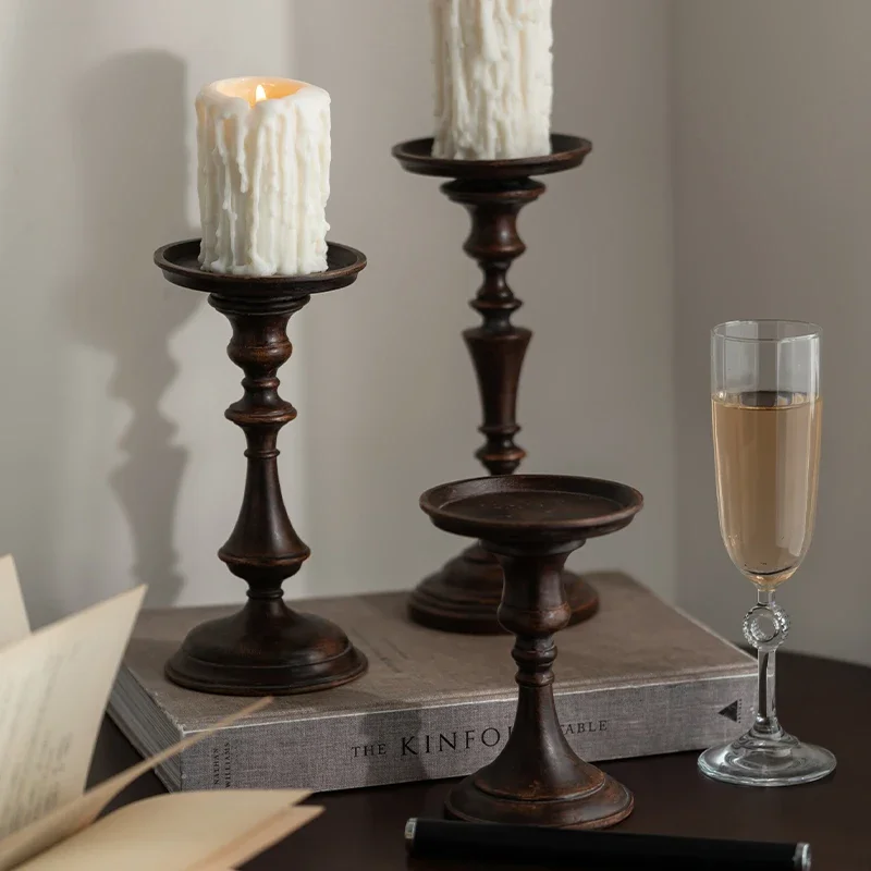 Retro Kitchen Candle Living Room Designer Restaurant Creative Candle Modern Home Decor Wedding Decoration
