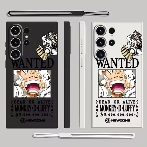 Soft TPU Phone Case for Samsung Galaxy Note 10 20 Ultra S22 Ultra S23 S25 Plus S25 Ultra S21FE S24 S20 FE Anime Ones Pieces
