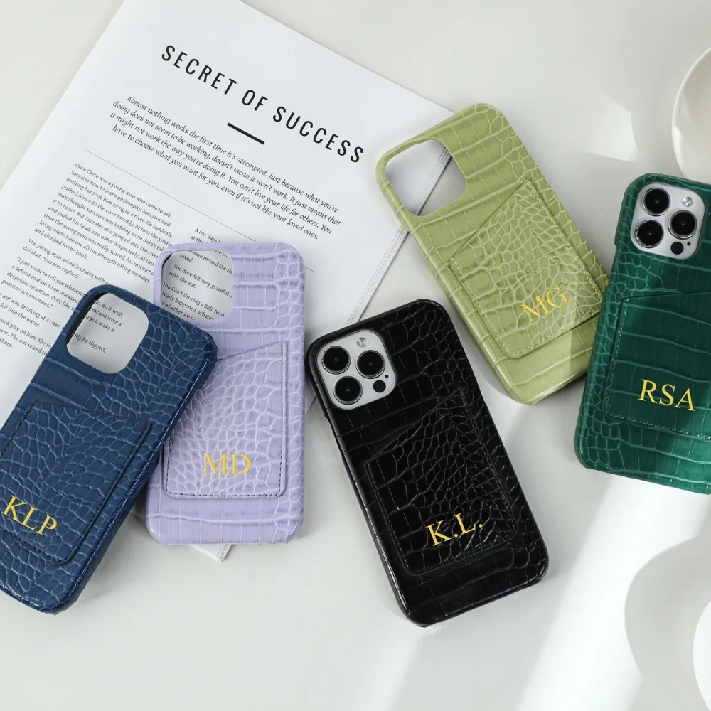 شخصية تقليد التمساح الملمس الجلود مخصصة اسم الحال بالنسبة آيفون 11 12 13 14 15 16 برو ماكس لتقوم بها بنفسك غطاء الأحرف الأولى