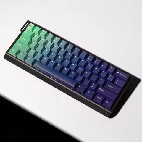 JCM Cherry Keycaps Custom Korean ISO Spanish German Korean AR RU Keycap Dye Sub For Gaming Mechanical Keyboard Wooting Gradient
