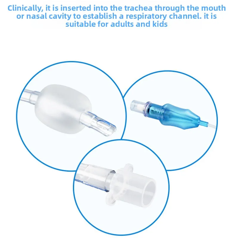 Disposable endotracheal intubation kit (regular type), sterilized, bagged catheter set, anesthesia kit