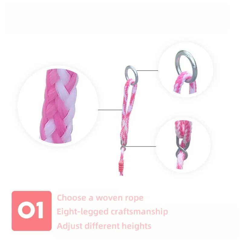 ألعاب أرجوحة للأطفال أرجوحة قوس قزح معلقة للحديقة، أرجوحة أطفال مريحة للاستخدام الداخلي والخارجي، ألعاب ألعاب خارجية للأطفال #3