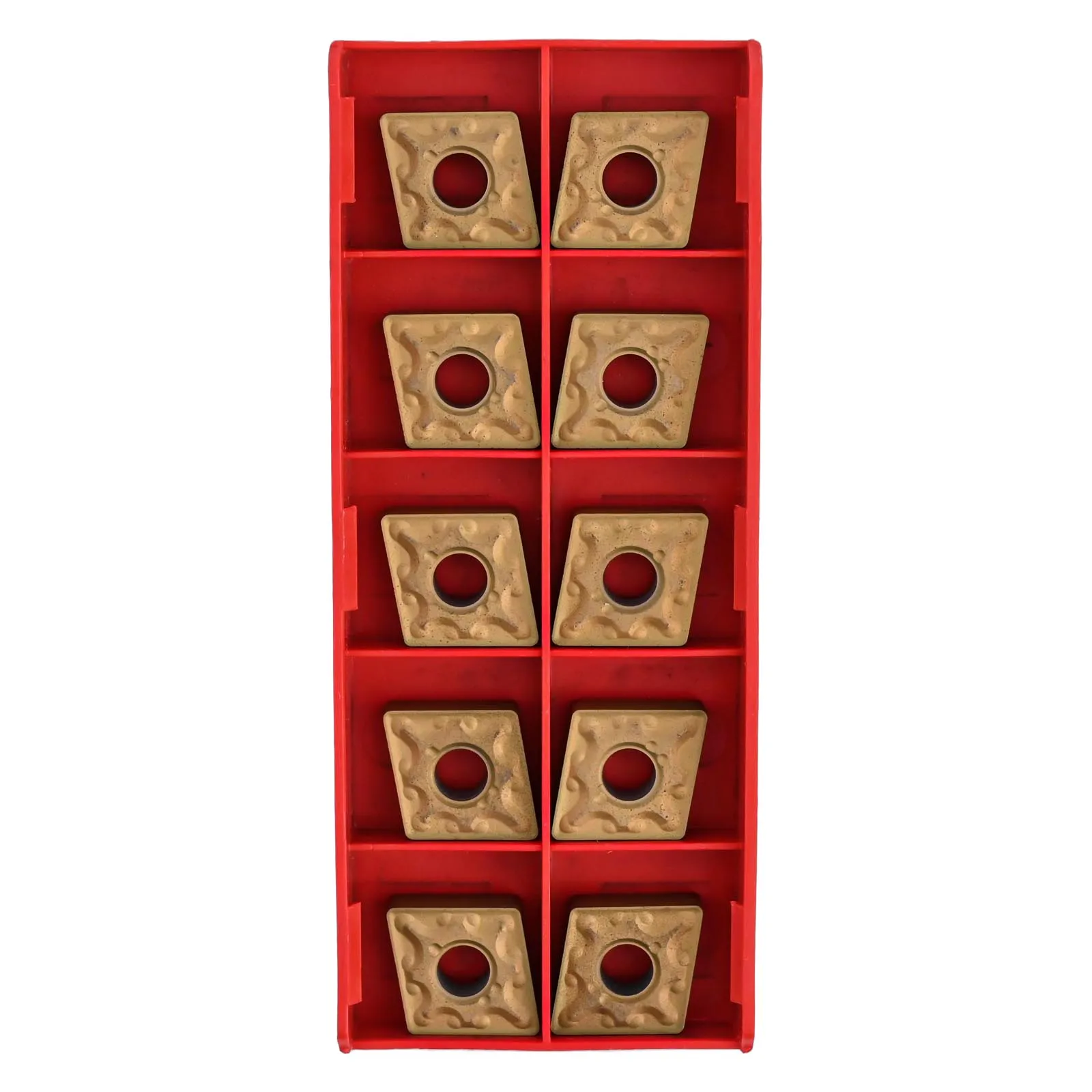 Achieve in machining tasks 10pcs CNMG 432 MA Gold Carbide Turning Inserts for steel and stainless steel processing