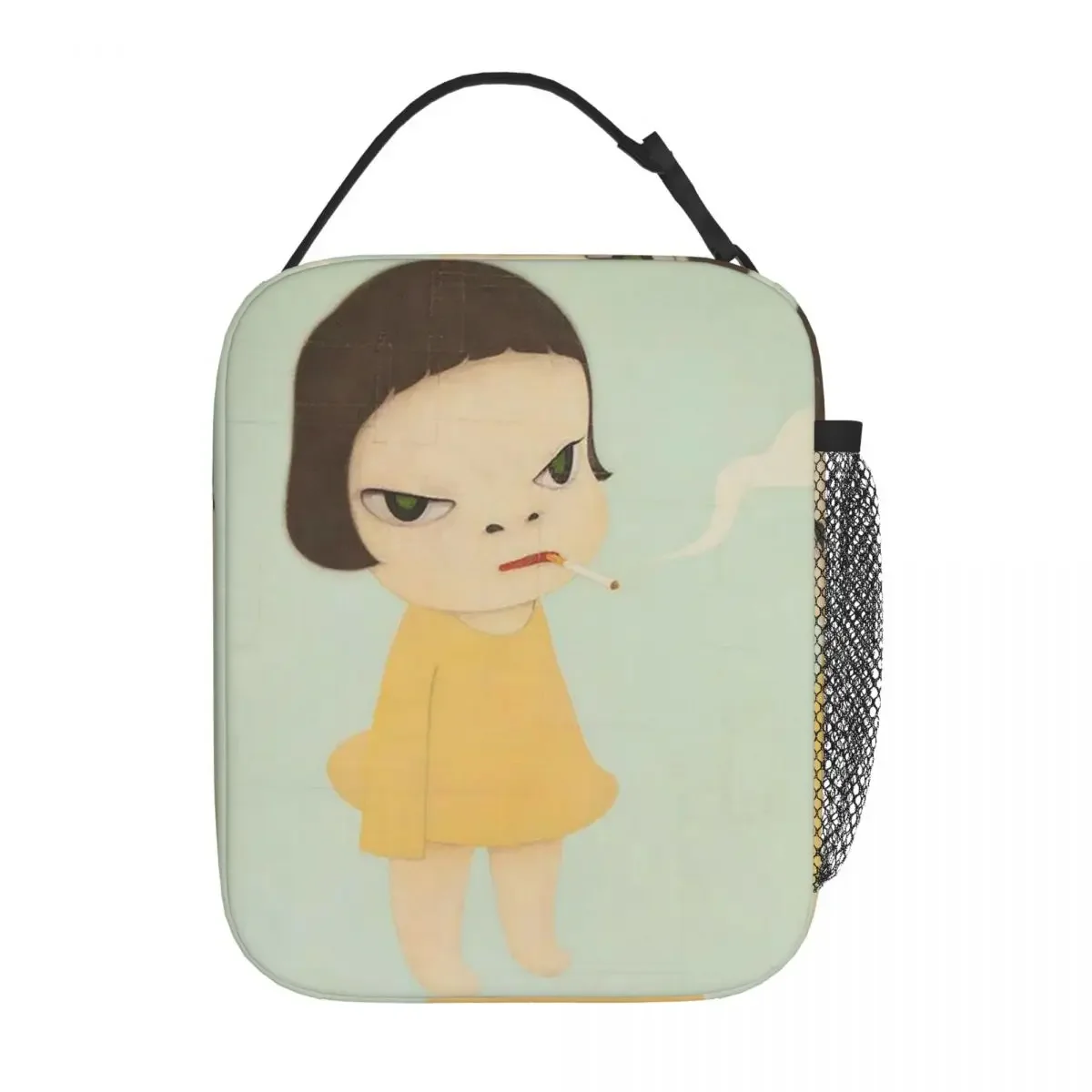 Yoshitomo Nara Insulated Lunch Bags Leakproof Reusable Cooler Bag Tote Lunch Box Office Outdoor Girl Boy