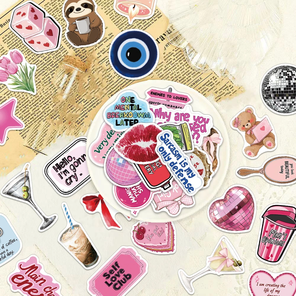 50PCS Creative Pink…