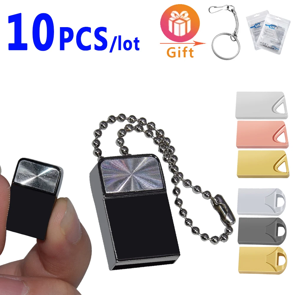 

10pcs/lot Many Cute Mini Usb Flash Drive 2.0 64GB Pen Drive 32GB High Speed Memoria Usb Disk 4GB 8GB 16GB Pendrive Stick Logo