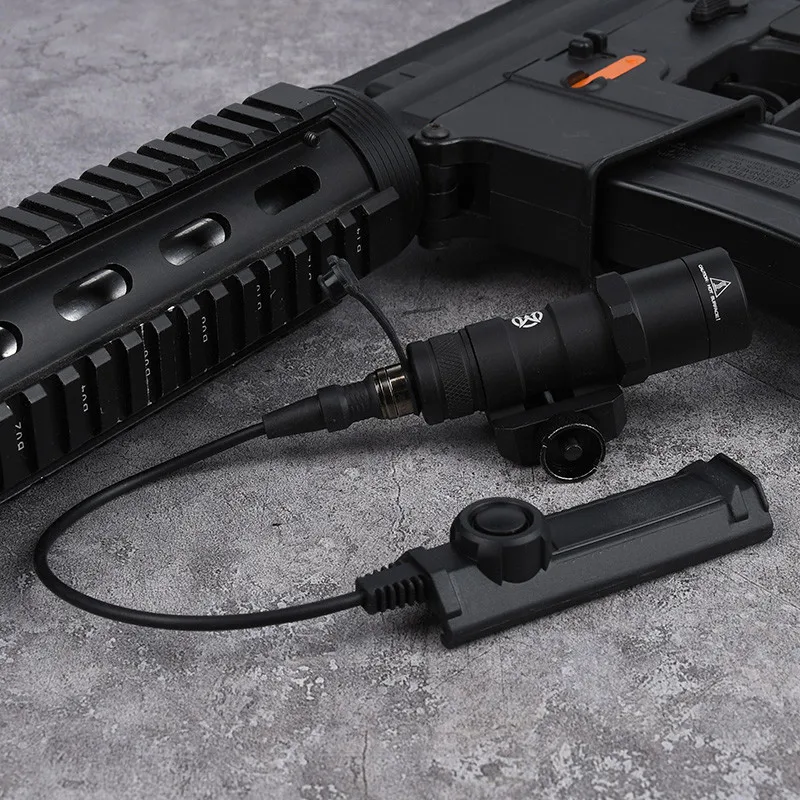 Tactical Pressure Dual Function Remote Swich SF Plug Fit SureFire M300 M600 Weapon Flashlight Constant Momentary Airsoft