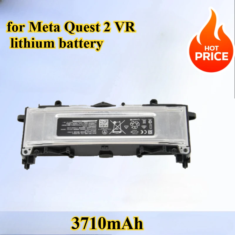 

Подходит для Meta Quest 2 VR 3710 мАч, запасные части для ремонта и запасных частей для литиевой батареи, аксессуары для бытовой электроники