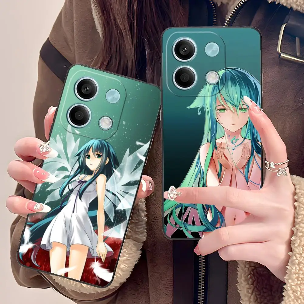 Saya no Uta حافظة هاتف محمول لهاتف POCO F6 F5 F4 F3 F2 Pro GT C40 غطاء حماية مطبوع ملون للهواتف الذكية الجميلة