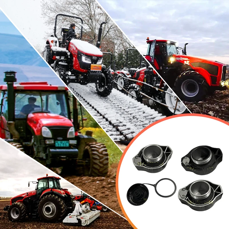 NEW Locking Fuel Tank Cap Aluminum Diesel Tank Cap LX804-1504 Fine Medium Coarse Thread  for DongFangHong YTO Tractor Parts