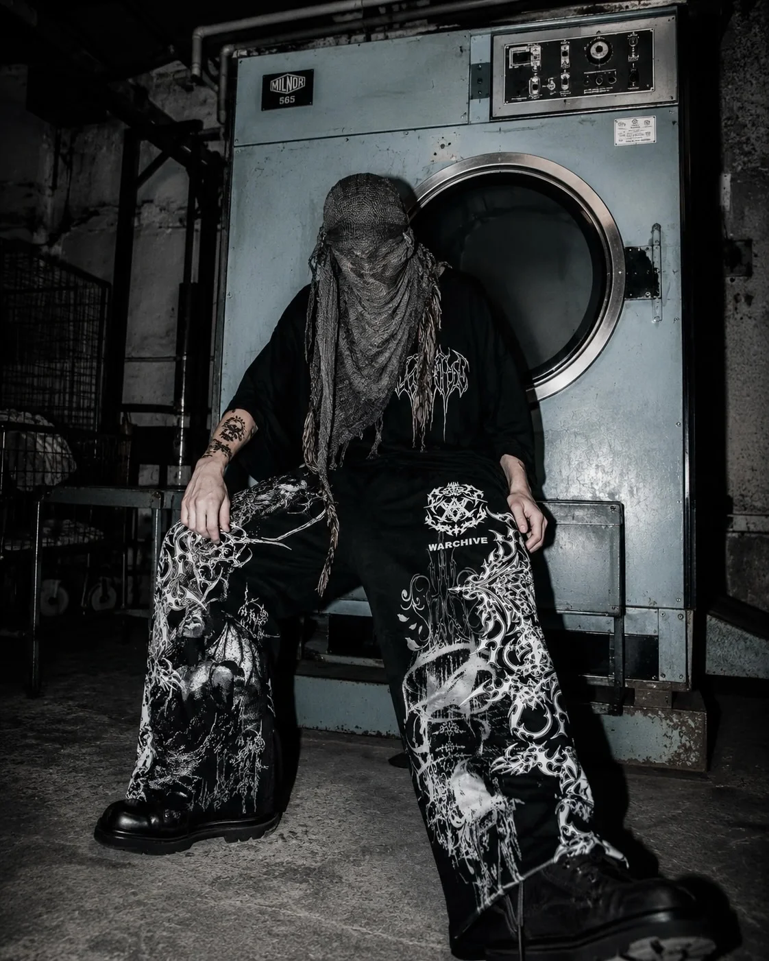 2026 Summer New Y2K Retro Casual Pants Angel and Devil Direct Spray Printed Floor Pants Extra Large Neutral Fashion Pants