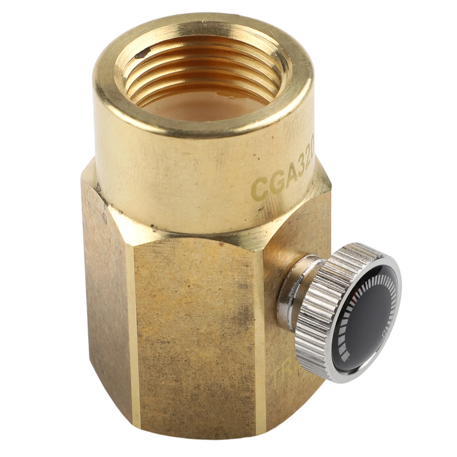 Gold Cylinder Refill Adapter Easy To Use Cylinder Adapter Brass Fittings Bulk Cylinder Refill Refill From Larger Cylinders