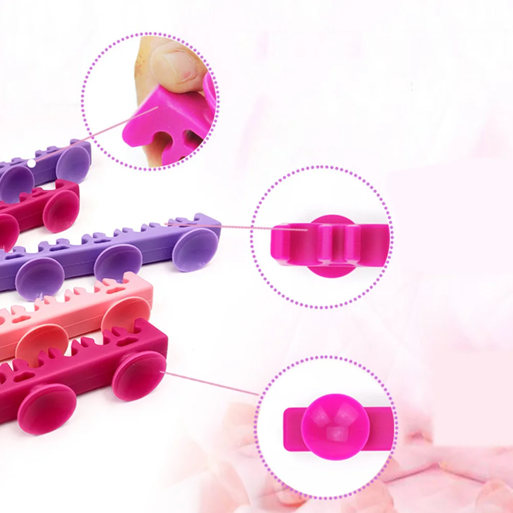 

Silicone Makeup Brush Holder Rose Red 4 Suction Cups Wall Mountable Organizer Storage Rack For Brushes Drying