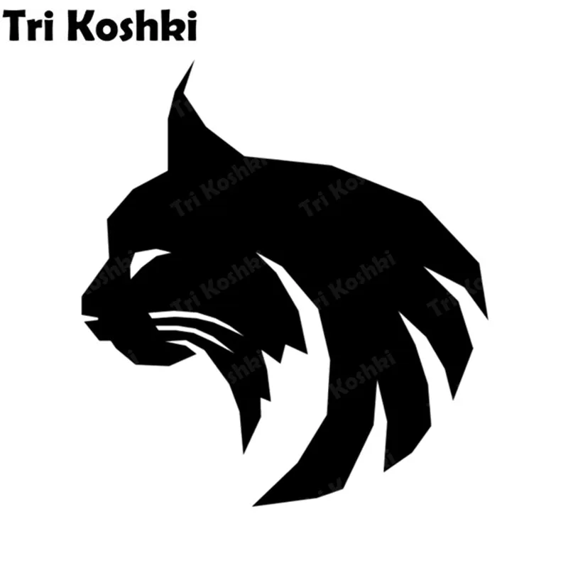 Tri Koshki KT050 Animal Lynx Car Sticker Vinyl Decals Reflective Sticker on Car Body Sticker Wall Motorcycle Wall Laptop Door