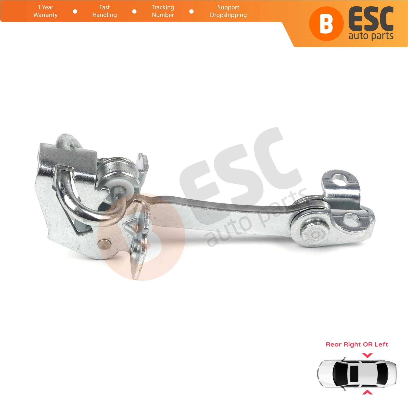 

EDP687 Rear Left OR Right Door Hinge Stop Check Strap Limiter 46845412 for Fiat Siena Palio Albea Strada MK1