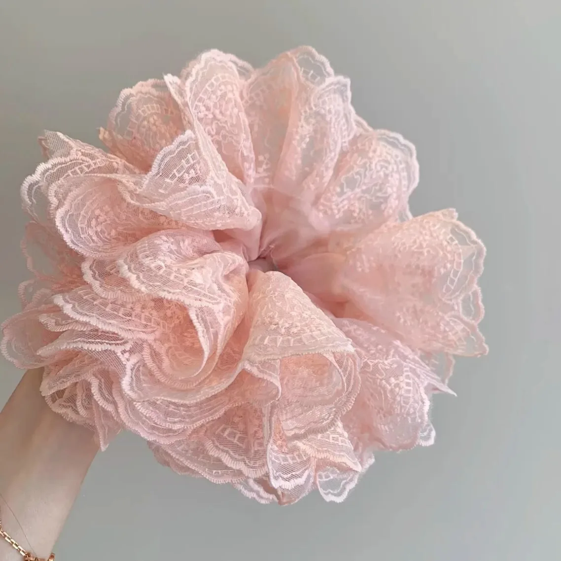 ربطات شعر مطاطية كبيرة الحجم للنساء، ربطات شعر مطاطية كبيرة الحجم على شكل ذيل حصان، حبل ربطة شعر مطاطي، إكسسوارات شعر للفتيات