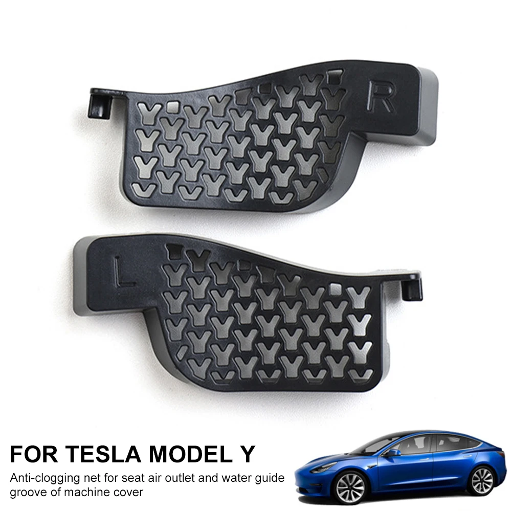 For Tesla Model Y Filter  Front Trunk Water Guide Groove Filter Anti-Clogging Water Channel Filter Net Accessories