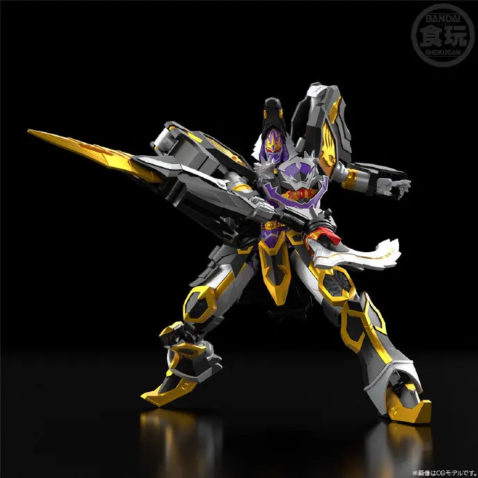 In stock and in stock Bandai Food Games SMP Super Sentai Magic Sentai Magic Linker Black Wolf Caesar Action Figure Gift