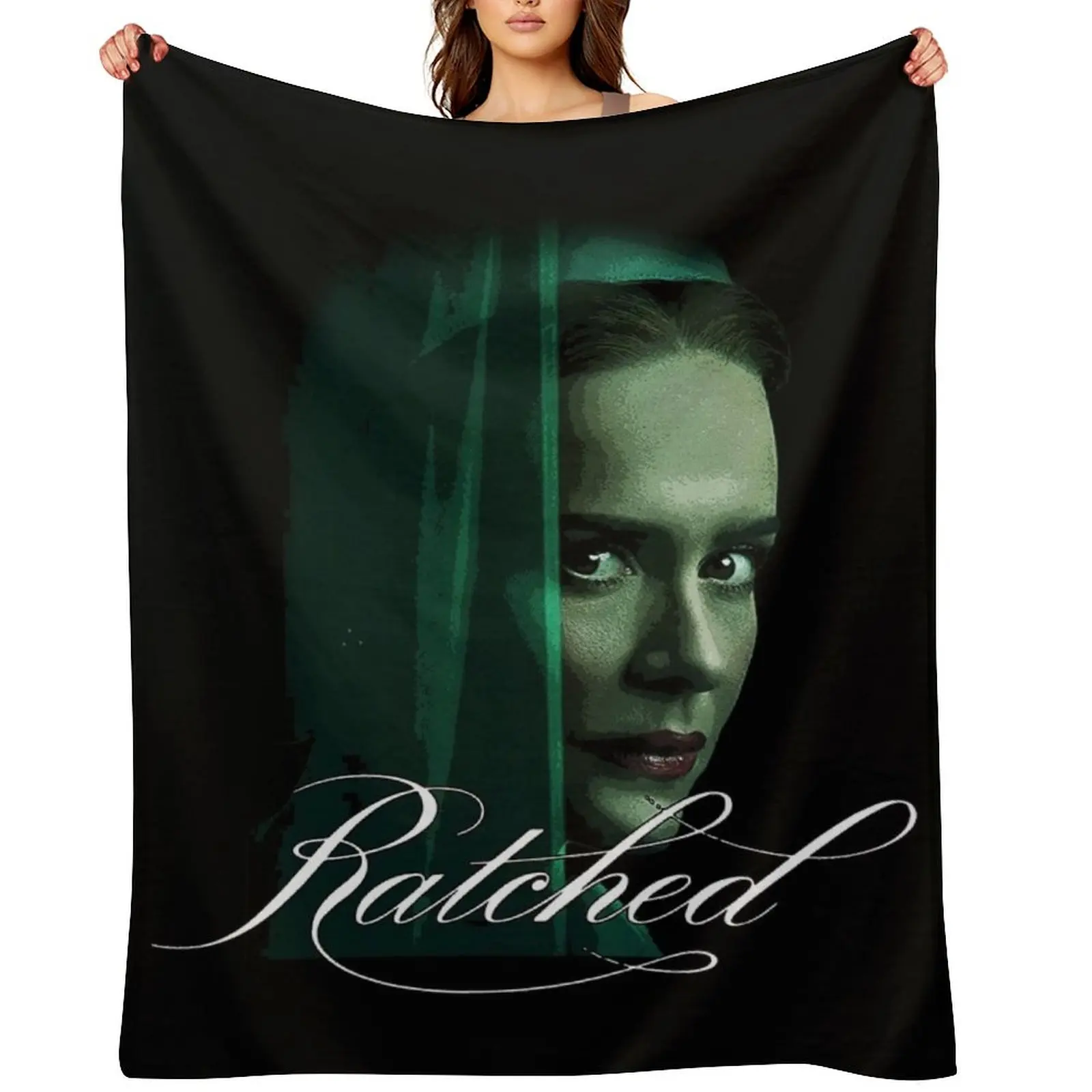 Ratched T-Shirt Throw Blanket Loose Moving Comforter Flannel Blankets