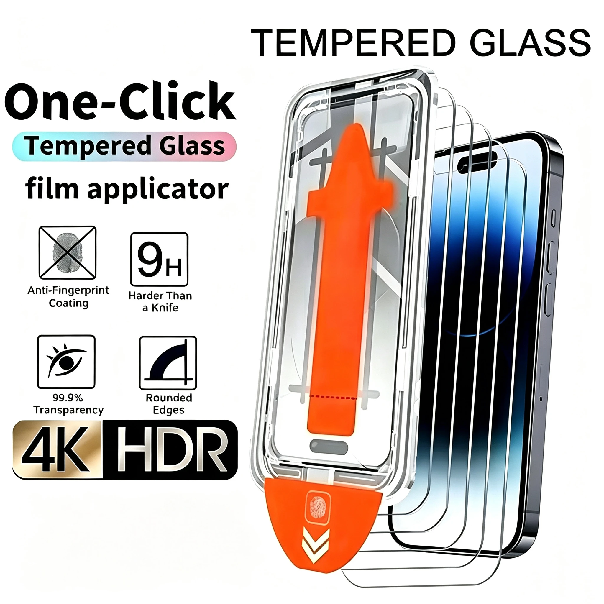 

2-5PCS Fingerprint Unlock Tempered Glass For Samsung A57 A37 A56 A55 A54 A36 A26 A16 A07 M56 A17 S25 Edge FE Screen Protector