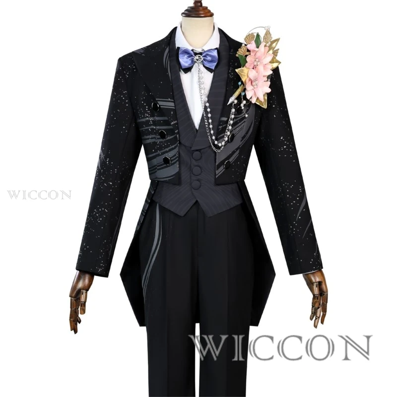 بدلة زفاف للهالوين الحب والمساحة العميقة Caleb بدلة زفاف DAA Pilot Groom Outfit Game ملابس تنكرية للبالغين