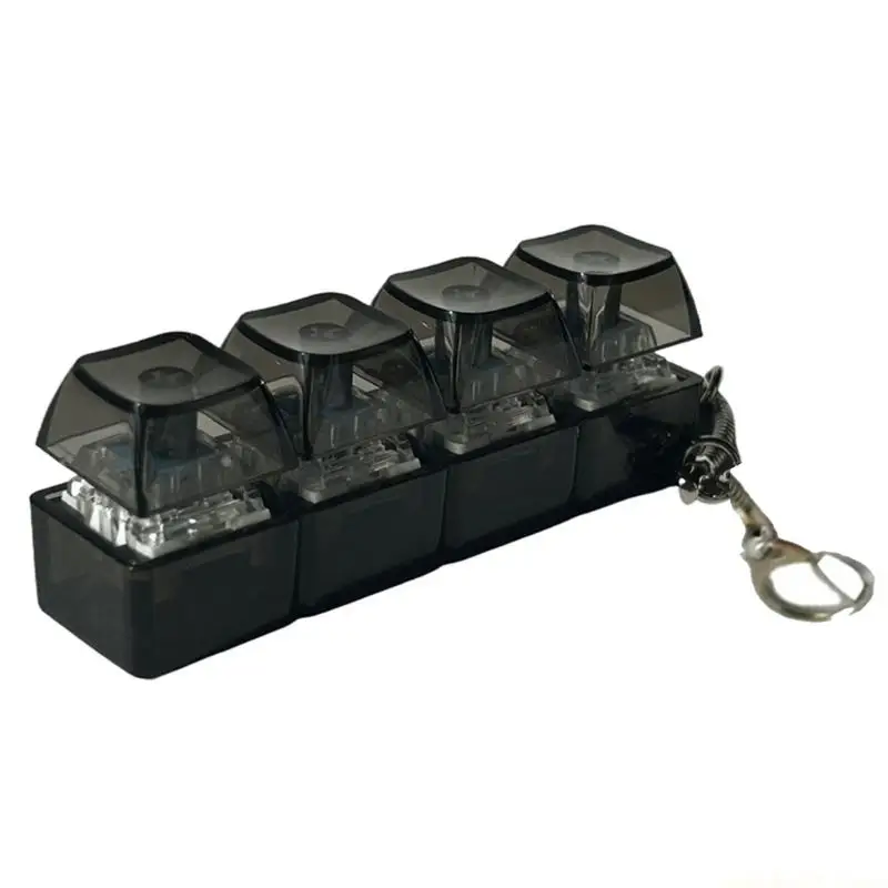 

Mechanical Keyboard Switches Tester For Identifying Press Feel Keychain Toy for 4-Key 9-Key Type