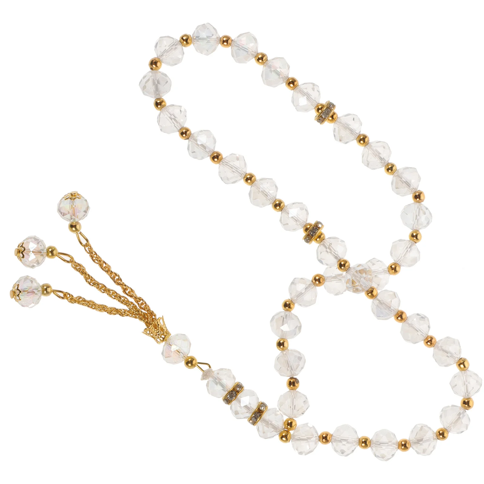 33 Beads Religious Rosary Muslim Prayer Bead String Smooth for Islamic Gatherings Rosary Muslim Worry Beads