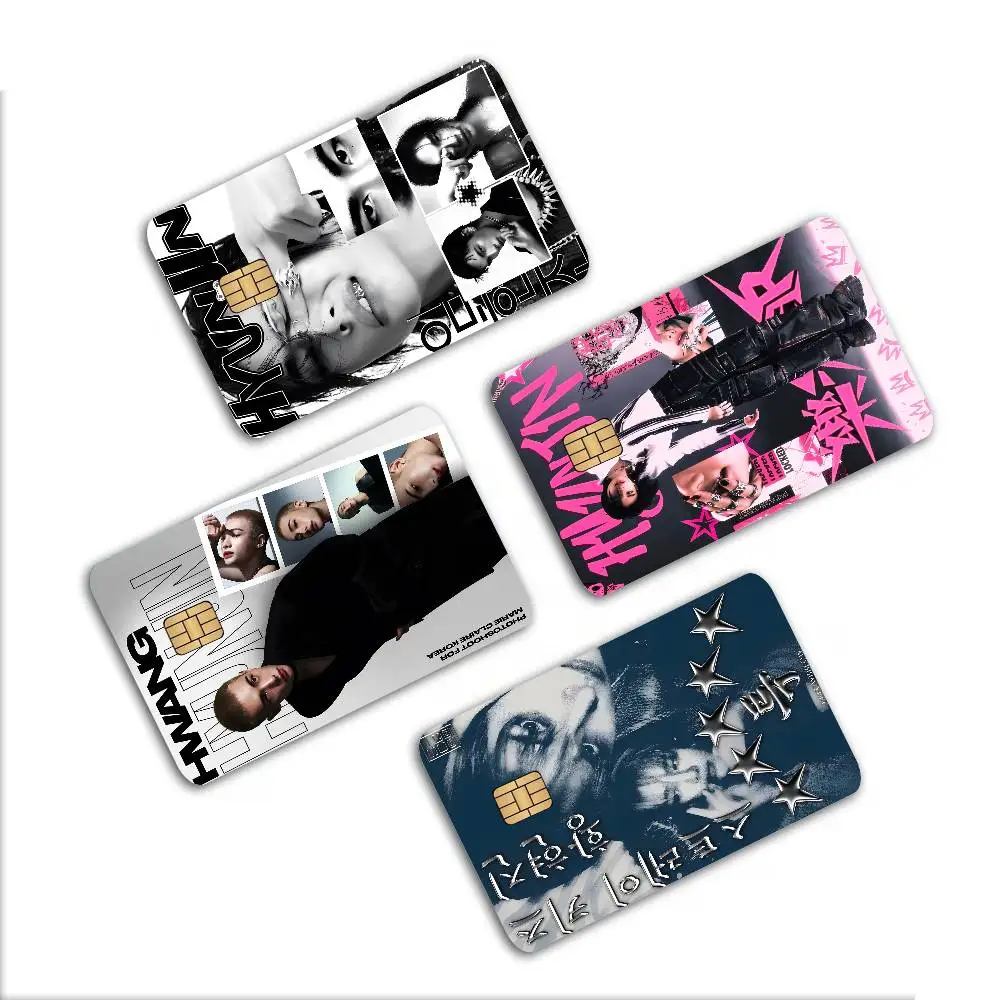Kpop H-hYUNJINS Anime Spend or Save Funny Shell On Off Ultra Thin No Fade Sticker Skin Cover Film for Debit Credit Card