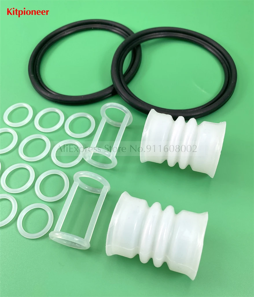 18 In 1 Combo Sealing Gaskets Silicone Backup Rings New Replacement Fittings Of Ventus VSP Soft Ice Cream Machines Accessories