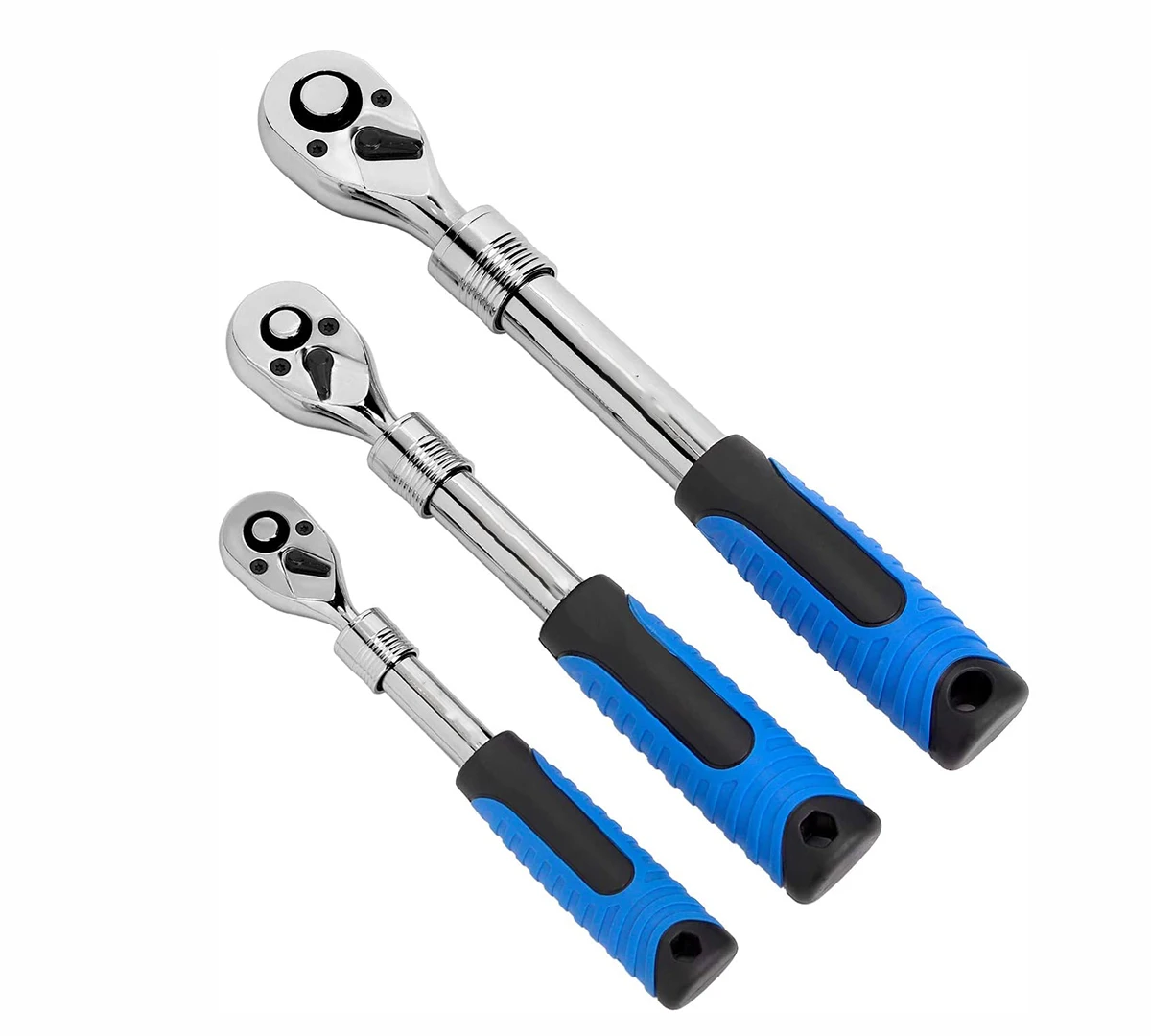 DUCKBUBU 1/4 3/8 1/2 Square Drive Torque Wrench  Car Bike Repair Hand Tools Spanner Two-way Ratchet Key