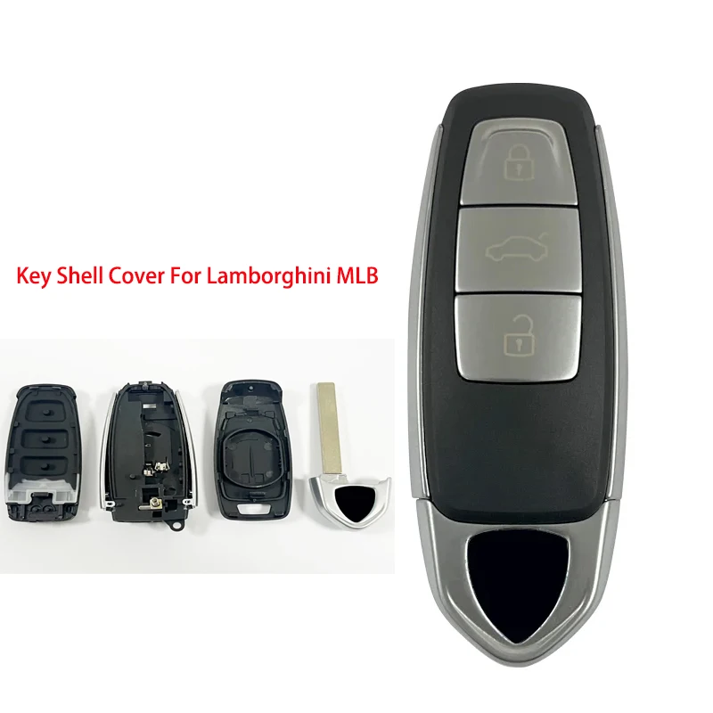 

CS076003 Aftermarket With Logo Key Shell Cover For Lamborghini MLB Smart Key 3Button
