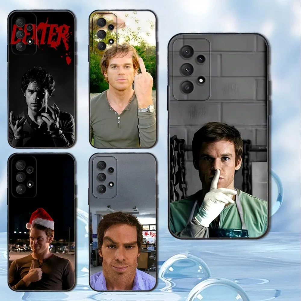 

D-Dexter Morgan Phone Case For Samsung Galaxy A13,A21s,A22,A31,A32,A52,A53,A71,A80, Soft Black Cover