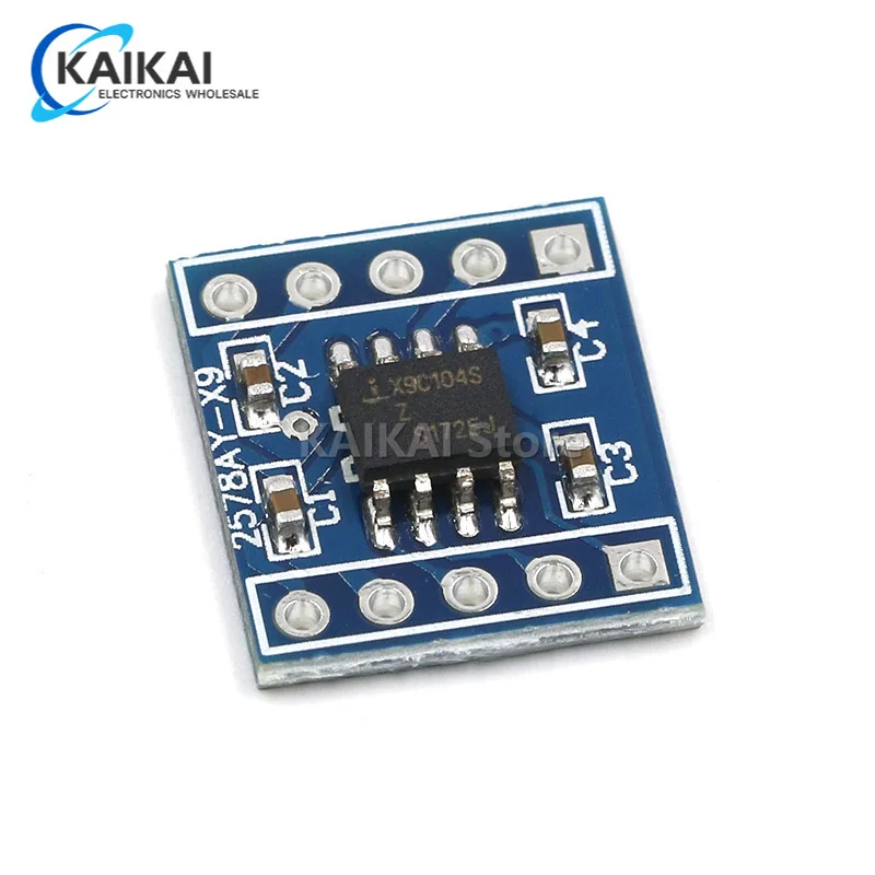 x9c104 digital potentiometer module 100 digital potentiometer to adjust the bridge balance