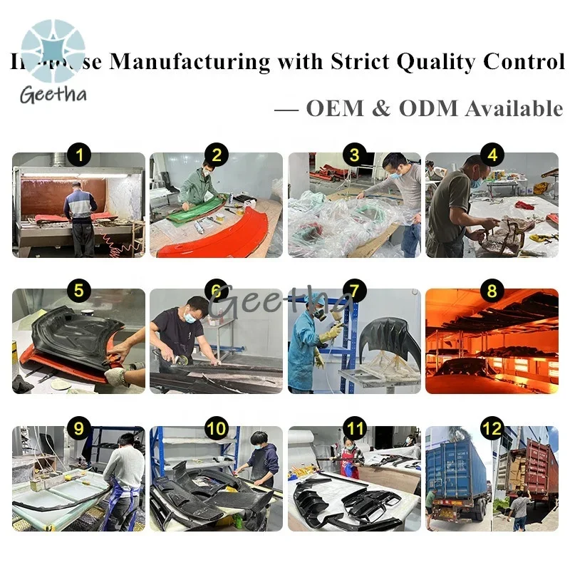 

For M2 F87 GTS-MC Style Car Front Bumper Lip Spoiler Splitters Carbon Fiber for BMW M2 F87 N55 16-18