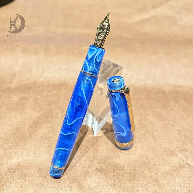JX 21 Luxuriöser Premium Business-Schreibstift aus Acryl, Einzigartiges Design Souvenir-Füllfederhalter, Ideal für Führungskräfte – Detail 4