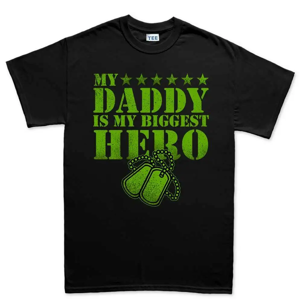 

Dad Biggest Hero Father's Day Gift Daddy Mens T shirt Tee Top T-shirt