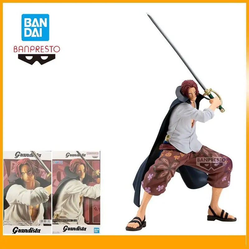 

Original and Genuine Bandai Banpresto One Piece Grandista Shanks Anime Action Figures Model Collectible Figure Ornaments 22Cm