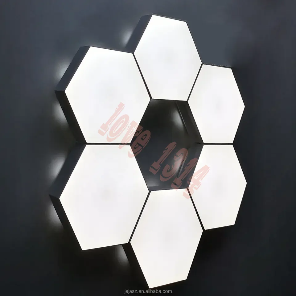 DIY RGB Quantum Light Smart Led Hexagonal Modular Touch Sensitive Lighting Remote Controlled Creative Decoration LED Night Light