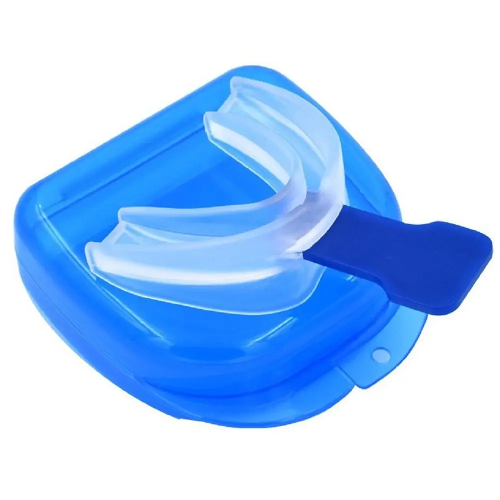 Sport Mouthguard Silica Gel Anti Snore Device Braces Apnea Guard Bruxism Tray Sleeping Aid Mouthguard Health Care Tool