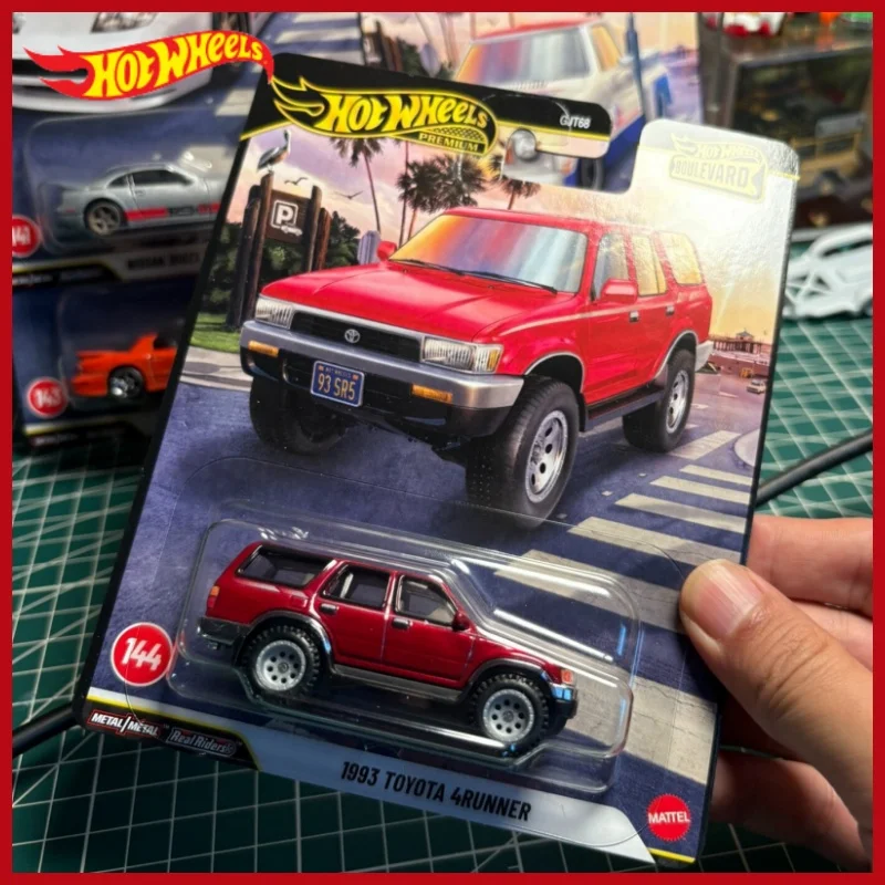 New Hot Wheels Premium 2026 Boulevard Children Toys Hotwheels 2026 1:64 Car Model Boys Kids Toys 1993 Toyota 4runner Collectible
