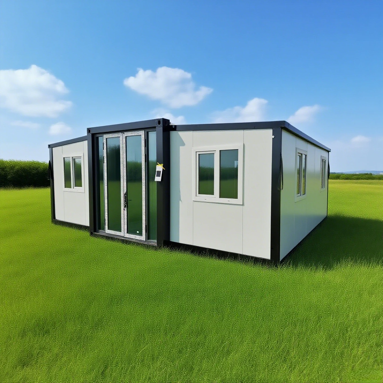 Modern Can Accommodate 20ft & 40ft Modular Living Double Wing Ready Live Container House Prefabricated Mobile House