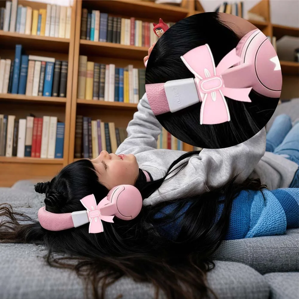 

Decorative clip for Tonies Toniebox 2 Bluetooth headphones bow design