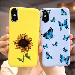 For iPhone X Case iPhone XR XS Max Cover Silicone Soft TPU Fundas Phone Back Cover Case For iPhone X XR XS Max Coque Cute Bumper